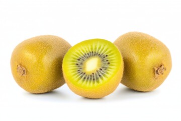 Poster - kiwi fruit isolated on white background
