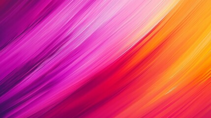 Poster - Vibrant Neon Gradient Art in Hot Pink and Orange Shades for Backgrounds