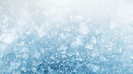 Poster - Frosty Blue Ice Inspired Gradient Background with Textured Merging Colors