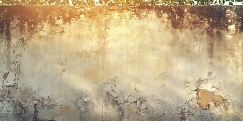 Aufkleber - Vintage old concrete wall with a vintage filter effect, showcasing the charming texture and character of the vintage old concrete wall in a unique and artistic way. Perfect for adding a nostalgic