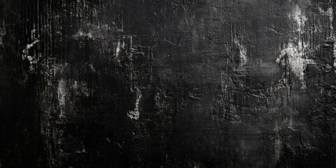Poster - Abstract grunge background featuring a textured black background, creating a visually striking dirty background for artistic or design projects. Ideal for showcasing unique grunge themes.