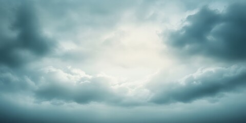 Leinwandbilder - Defocused abstract background showcasing a cloudy sky, ideal for creative projects. This defocused abstract background captures the essence of a tranquil cloudy sky perfectly.