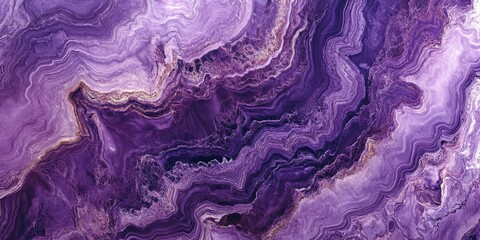 Aufkleber - Abstract marble texture featuring a luxurious design with intricate patterns. This macro photography showcases rich violet and purple hues in a captivating marble texture. Perfect for design concepts.