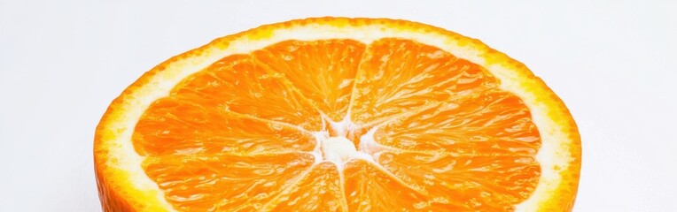 Poster - Sliced orange revealing vibrant segments and juicy texture for fresh recipes and healthy snacks