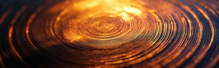 Poster - Intricate patterns of aging wood rings captured in a close-up view highlighting natural textures and colors