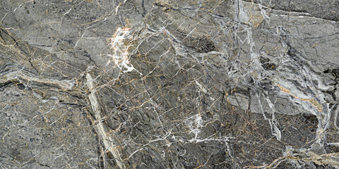 Wall Mural - dark grey marble stone texture, ceramic tile surface