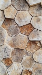 Poster - Close-up of intricately patterned stone revealing natural textures and colors