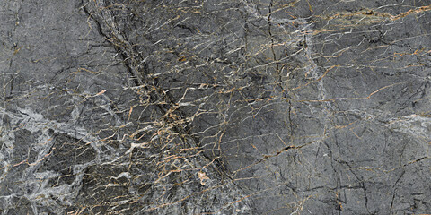 Wall Mural - dark grey marble stone texture, ceramic tile surface