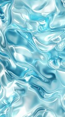 Poster - Abstract wallpaper depicting fluid, slow-moving water in vibrant shades of blue, creating a serene and tranquil atmosphere for digital backgrounds