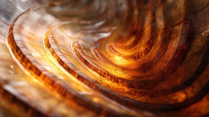 Poster - Intricate patterns of aged wood rings reveal nature's artistry and history in stunning detail