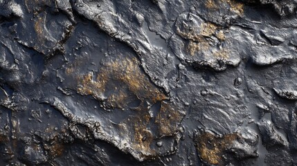 Poster - Close-up view of tangled seaweed clinging to rocky beach at low tide showcasing diverse textures and colors