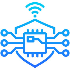 Sticker - Cyber Security Icon