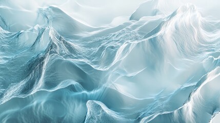 Poster - Beautiful abstract wallpaper with slow-moving water creating serene and calming waves in soft hues