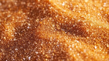 Aufkleber - Intricate patterns of golden desert sand glimmering under sunlight during midday hours