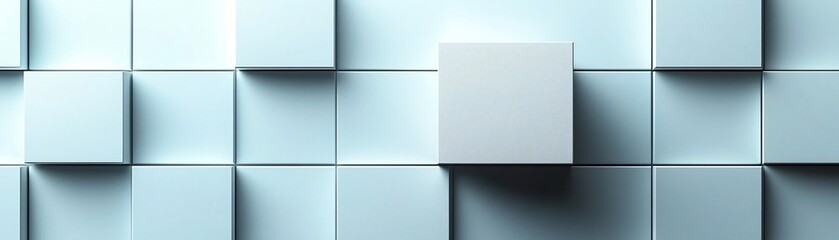 Poster - Elegant Minimalist Recruitment Brochure with Clean White Background and Soft Shadows