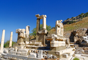 Wall Mural - Ephesus old ruins in İzmir, Turkey