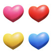 © Kimslo - Collection of heart icons by color