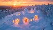© Seerat - Explore Lumilinna Snow Castle Kemi Lapland Winter Architecture Featuring Magical Structure Snowy Landscape Travel Winter Sports Seasonal Tourism Promotion Campaigns