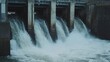 © Bullan - Rushing Water Through Hydroelectric Turbines