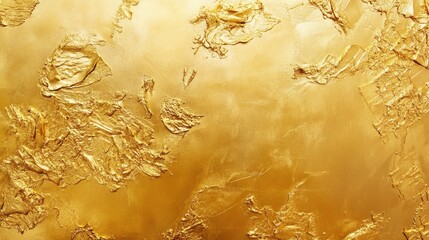 Poster - Luxurious gold textured background with satin sheen and intricate detailing for elegant design use in various projects.