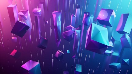 Poster - futuristic technology background cyber tech wallpaper 