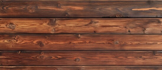 Poster - Warm rustic wooden texture with retro hues showcasing natural grains and rich brown tones ideal for design and craft projects