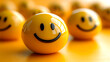 © creative - Happy smiling faces, positive emotions.