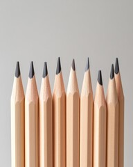 Poster - Nine pencils, some sharpened, all facing up.