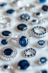 Poster - Sapphire jewelry collection.