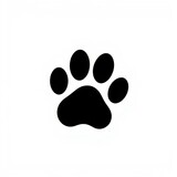 cat paw icon sign