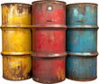 © DY - 다채로운 색상의 금속 오일 드럼