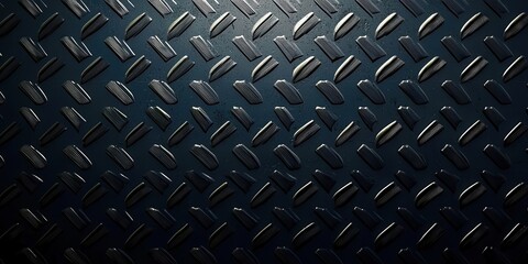 Aufkleber - Black and silver metal pattern
