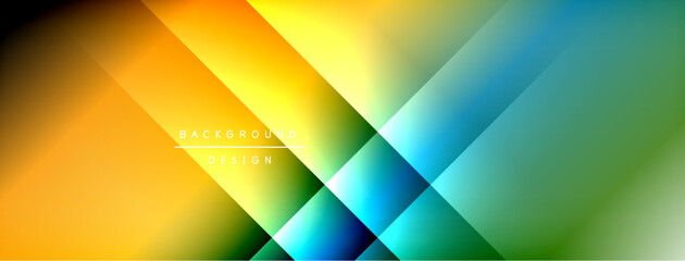 Aufkleber - Light shadow lines dynamic gradient background