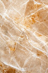 Poster - Elegant Beige Marble Surface with Natural Veins and Texture