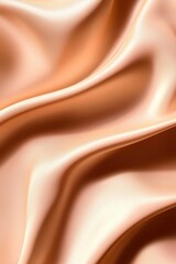 Fototapete - Smooth Silk Fabric Texture with Soft Warm Hues and Elegant Flow