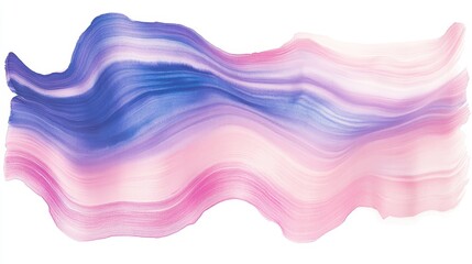 Aufkleber - Abstract Wave Pattern in Soft Pink and Blue Tones for Backgrounds