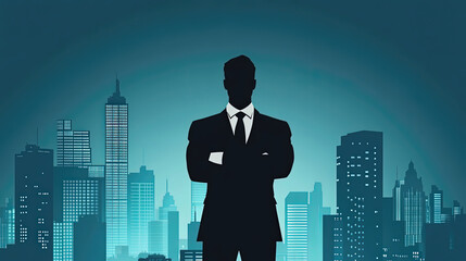 Wall Mural - vector image business