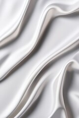 Poster - Smooth Silk Fabric With Elegant Curves and Shiny Texture Background