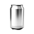 © Rhony - Silver aluminum soda can isolated on white and transparent background.