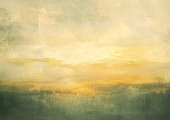 Poster - Illustration of a golden abstract decorative paper texture background for artwork.