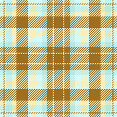 Modern background texture seamless, new year pattern tartan plaid. Mosaic check vector fabric textile in light and amber colors.