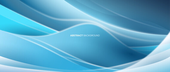 Poster - an abstract background with wave patterns that clash with each other as if waves in the ocean. the l