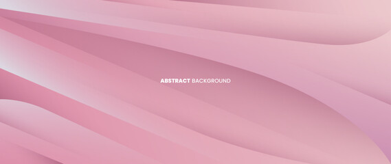 Poster - abstract pink background with light dark line objects overlapping each other to create a beautiful p