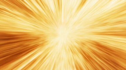 Poster - Bright and Radiant Golden Light Burst Abstract Background Design