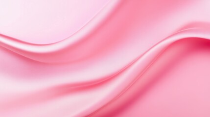Poster - Soft Pink Silk Fabric Waves Texture for Elegant Background Design