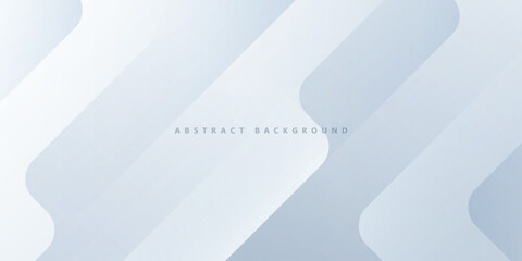 Wall Mural - grey vector banner design simple diagonal line pattern abstract background