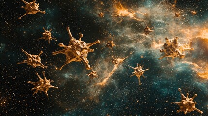 Poster - High-Quality Visualization of Coronavirus Particles in Space Setting for Scientific and Educational Purposes