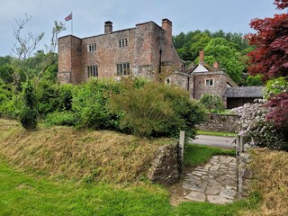 View at Bickleigh castle in Tiverton