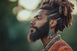 © ArtKom - Celebrating cultural diversity through unique hairstyles and beards in outdoor setting