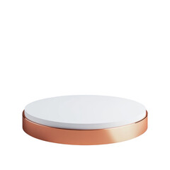 Poster - elegant round display stand for product presentation and branding